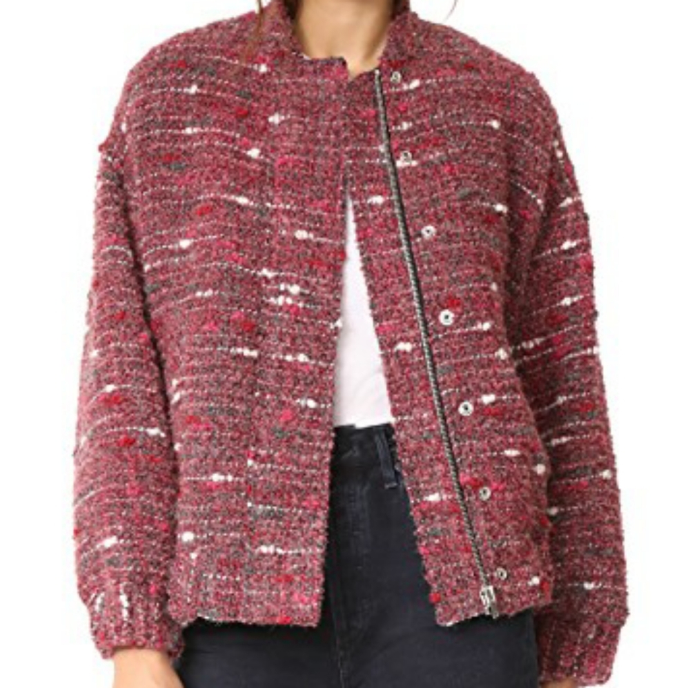 IRO Boucle Bomber Jacket